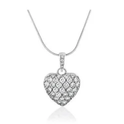 Pavé Heart Pendant