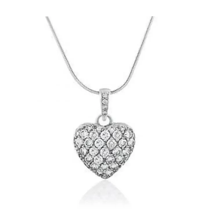 Pavé Heart Pendant
