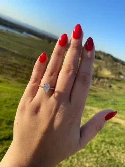 Pear Allegra Engagement Ring