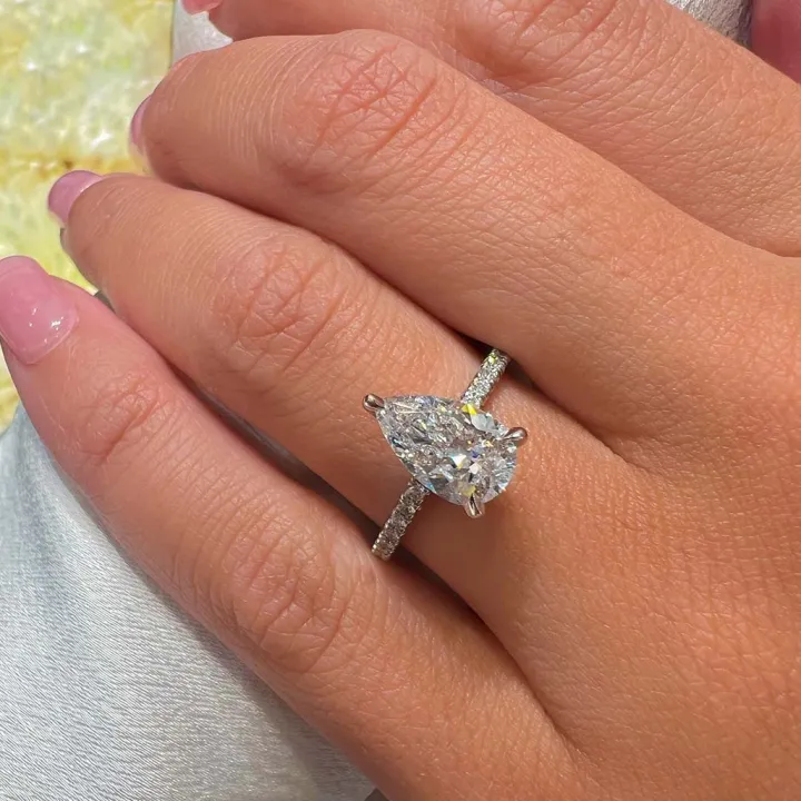 Pear Allegra Engagement Ring