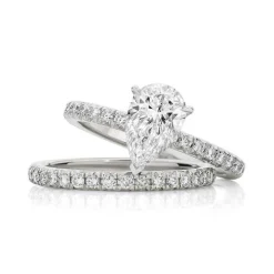 Pear Allegra Lab Grown Engagement Ring