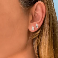Pear Lab Grown Diamond Studs