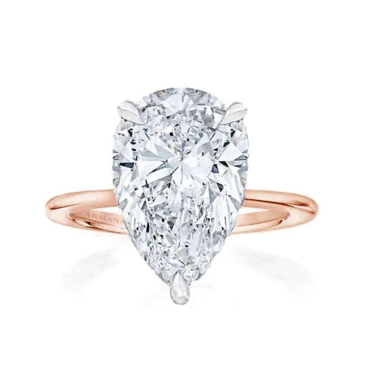 Pear Madison Lab Grown Engagement Ring