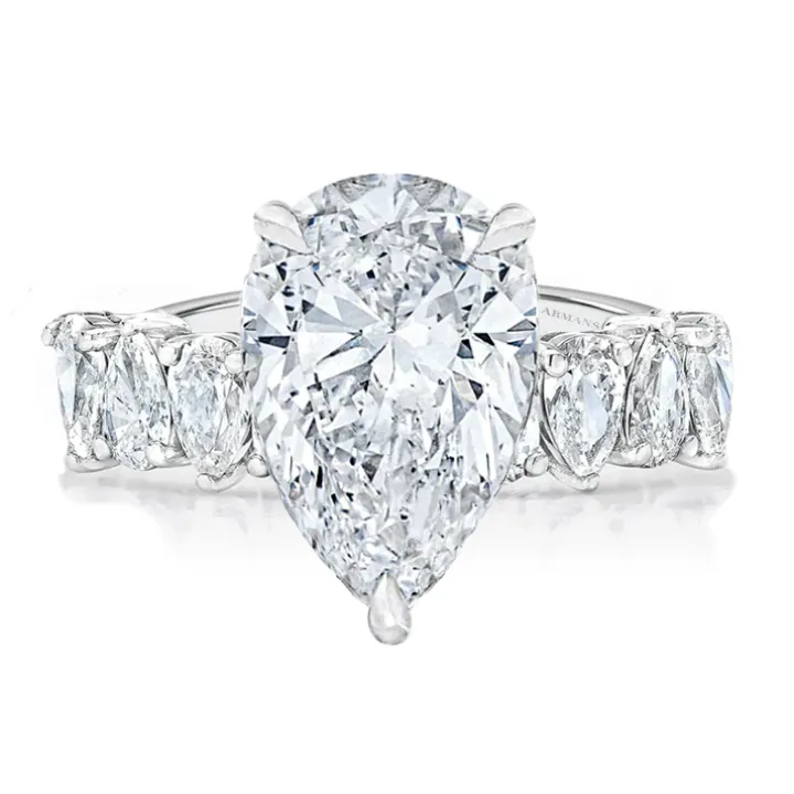 Pearsuasion Diamond Engagement Ring
