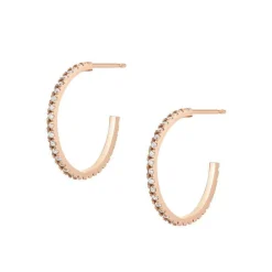 Penelope Diamond Hoops