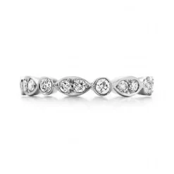 Petal Diamond Wedding Band