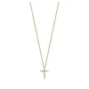 Petite Diamond Cross Necklace