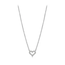 Petite Diamond Heart Pendant