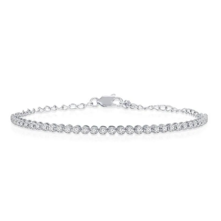 Petite Diamond Tennis Bracelet