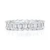 Petite Emerald Wedding Band