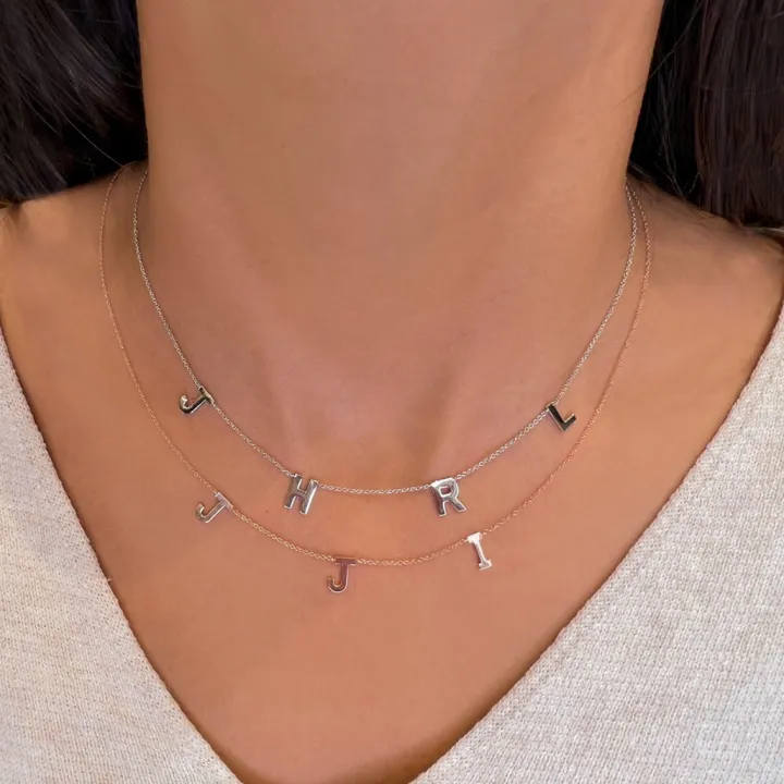 Petite Multi Initial Necklace