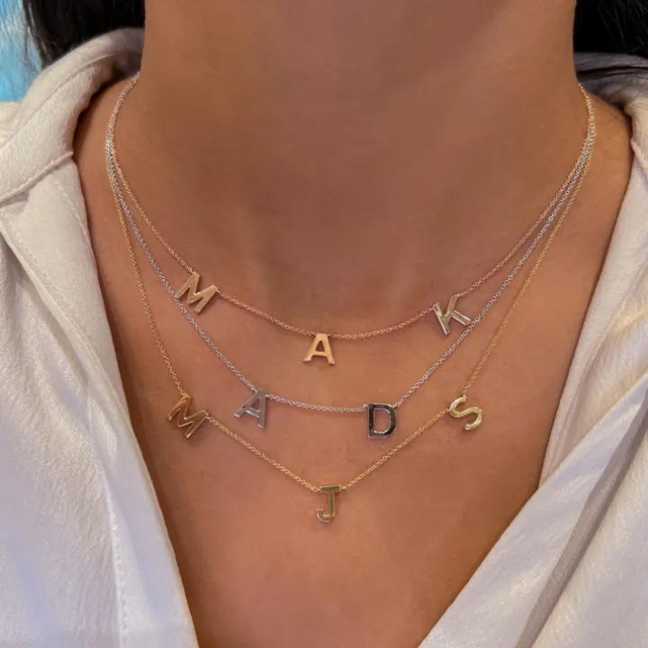 Petite Multi Initial Necklace