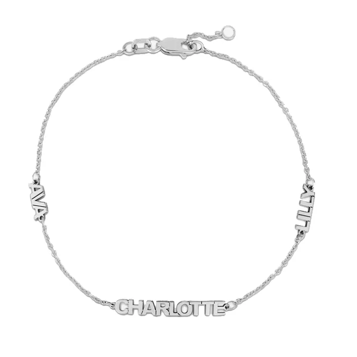 Petite Multi Name Bracelet