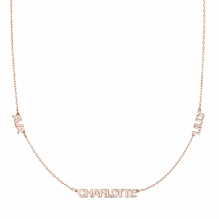 Petite Multi Name Necklace