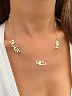 Petite Multi Name Necklace