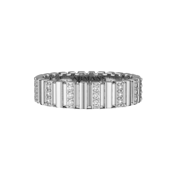 Phoebe Fluted Diamond Eternity Band