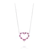 Pink Heart Sapphire Pendant