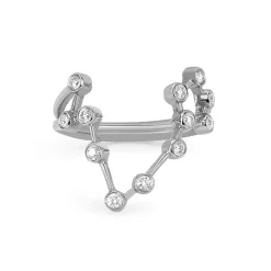 Pisces Diamond Constellation Ring
