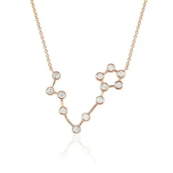 Pisces Diamond Constellation Necklace