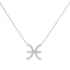 Pisces Diamond Zodiac Necklace