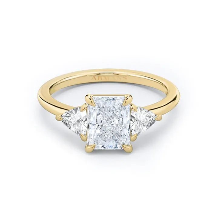 Radiance Trilogy Lab Grown Engagement Ring