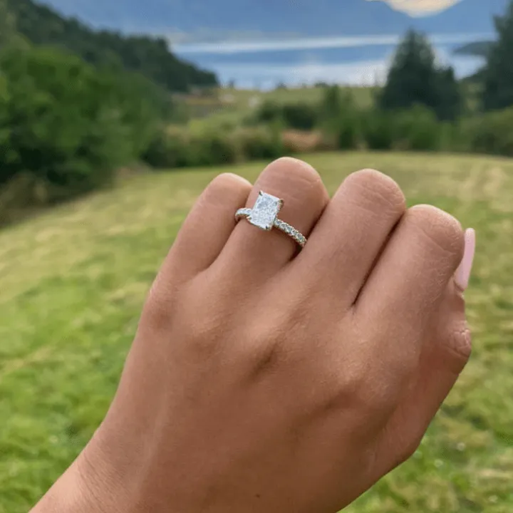 Radiant Allegra Lab Grown Engagement Ring
