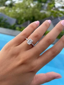Radiant Allegra Lab Grown Engagement Ring