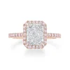 Radiant Claudia Engagement Ring