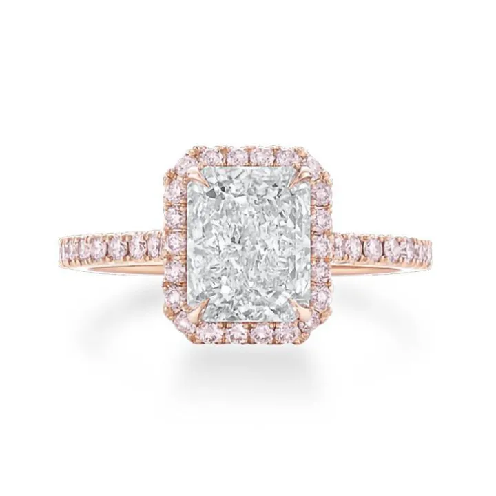 Radiant Claudia Engagement Ring