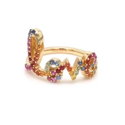 Rainbow Love Ring