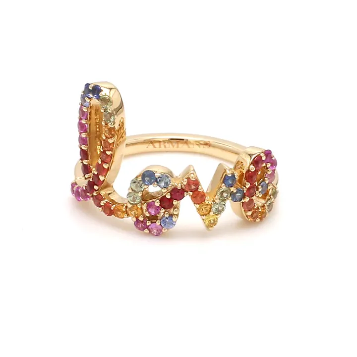 Rainbow Love Ring
