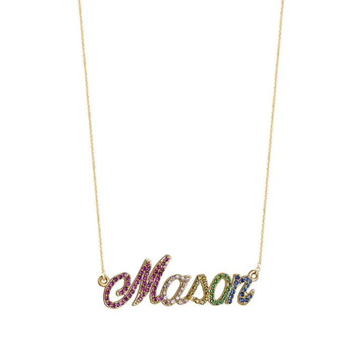Rainbow Name Necklace