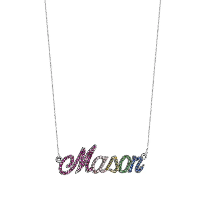Rainbow Name Necklace