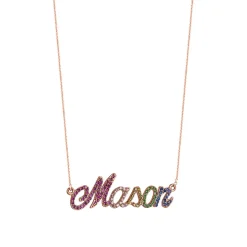 Rainbow Name Necklace