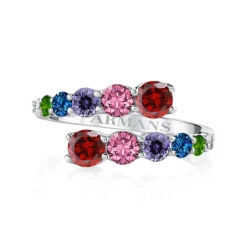 Rainbow Wrap Diamond Ring