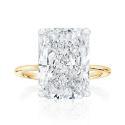 Ravishing Radiant Lab Grown Engagement Ring