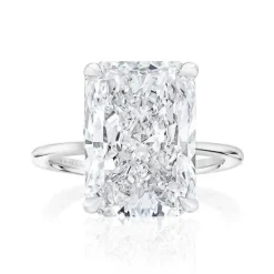 Ravishing Radiant Lab Grown Engagement Ring