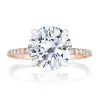 Round Allegra Engagement Ring with 4 Claws
