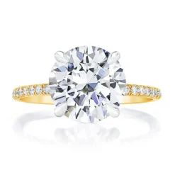 Round Allegra Engagement Ring with 4 Claws