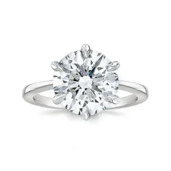 Round Allure Lab Grown Engagement Ring