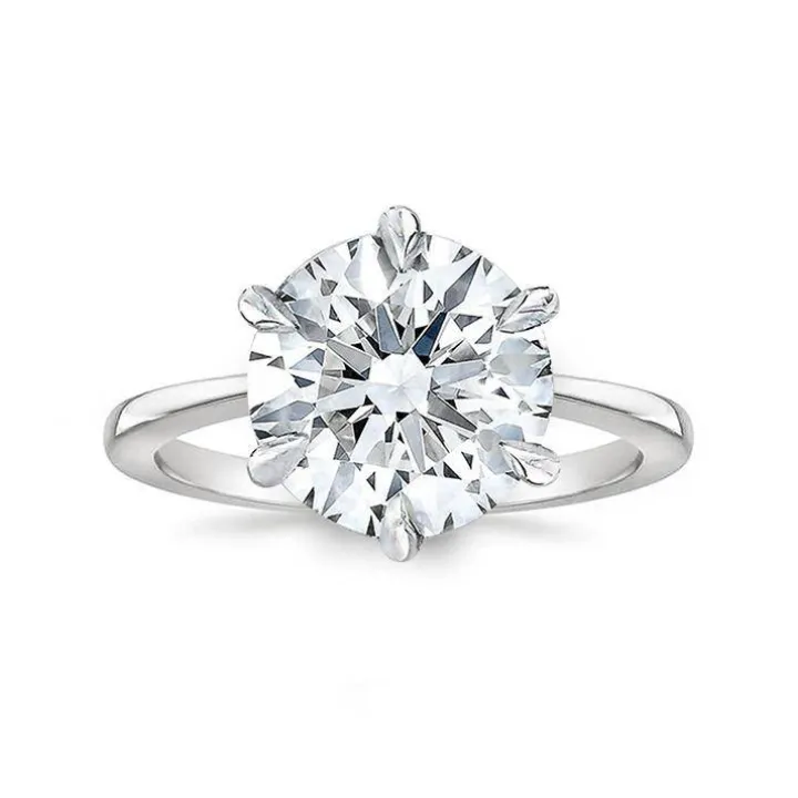Round Allure Lab Grown Engagement Ring