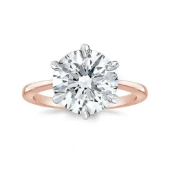 Round Allure Lab Grown Engagement Ring