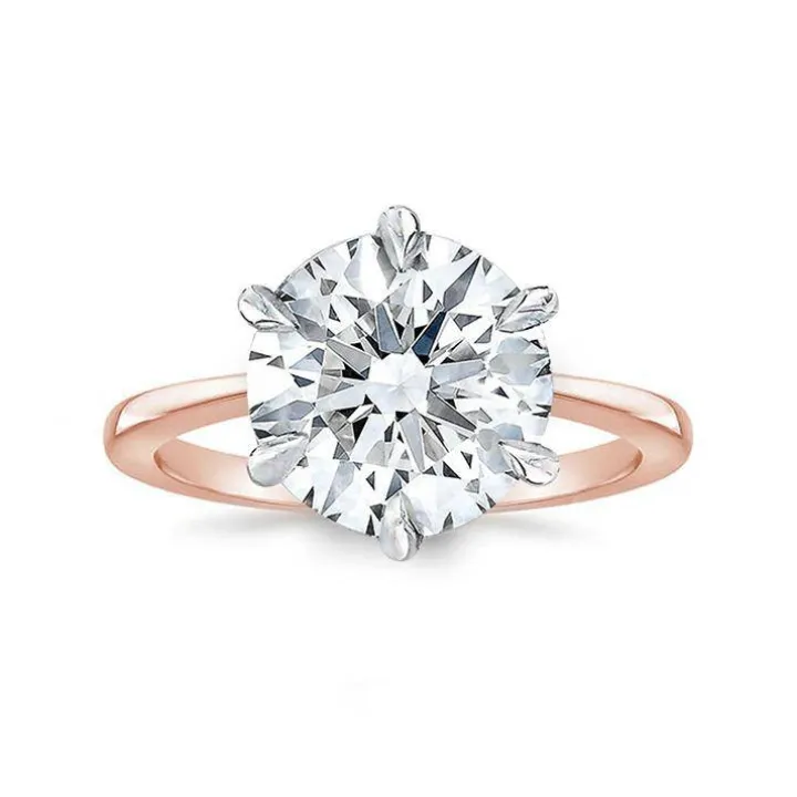 Round Allure Lab Grown Engagement Ring