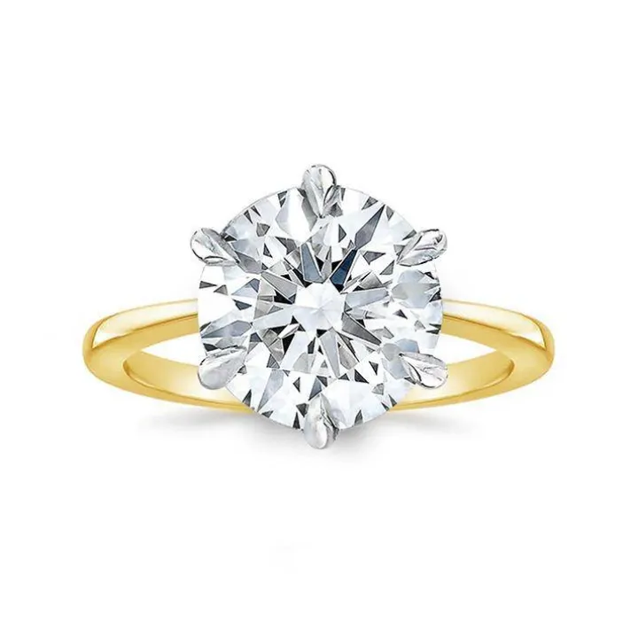 Round Allure Lab Grown Engagement Ring
