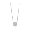 Round Double Halo Diamond Pendant