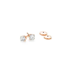 Round Lab Grown Diamond Studs