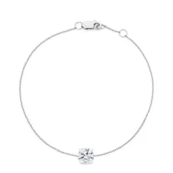 Round Solitaire Diamond Bracelet