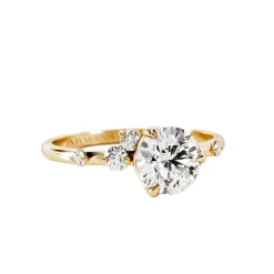 Round Twilight Engagement Ring