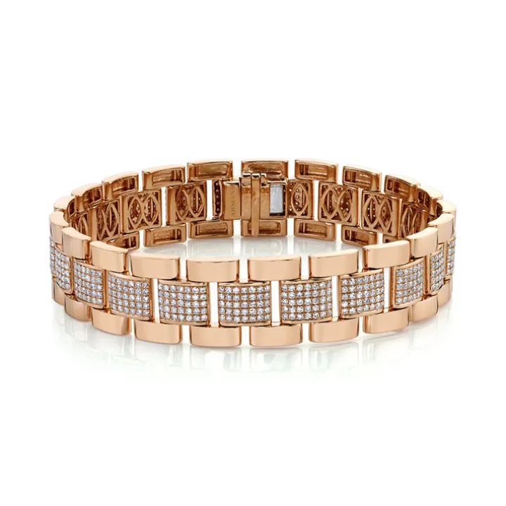 5 Row Jubilee Diamond Link Bracelet