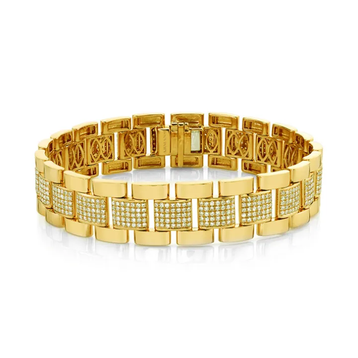 5 Row Jubilee Diamond Link Bracelet
